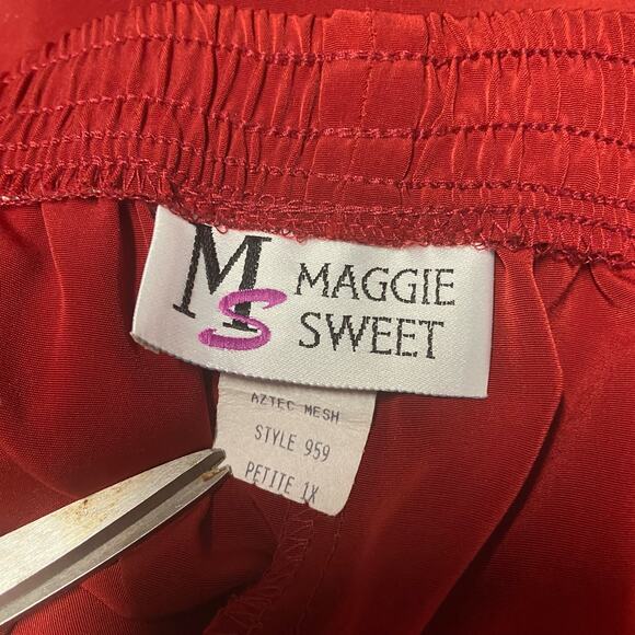 Maggie Sweet Skirt Aztec Mesh 959 Petite 1X - Picture 7 of 8